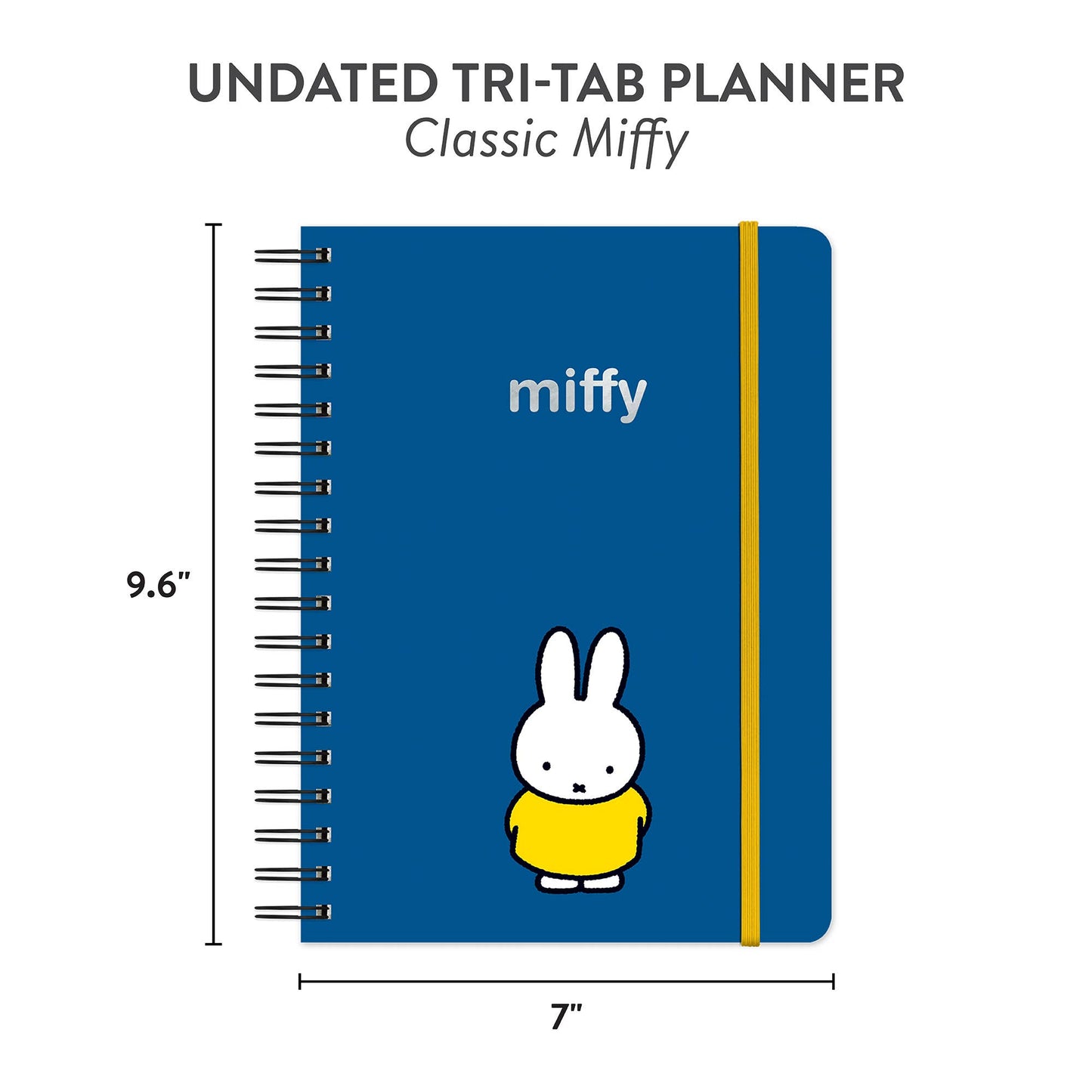 Classic Miffy Undated Tri-Tab Planner