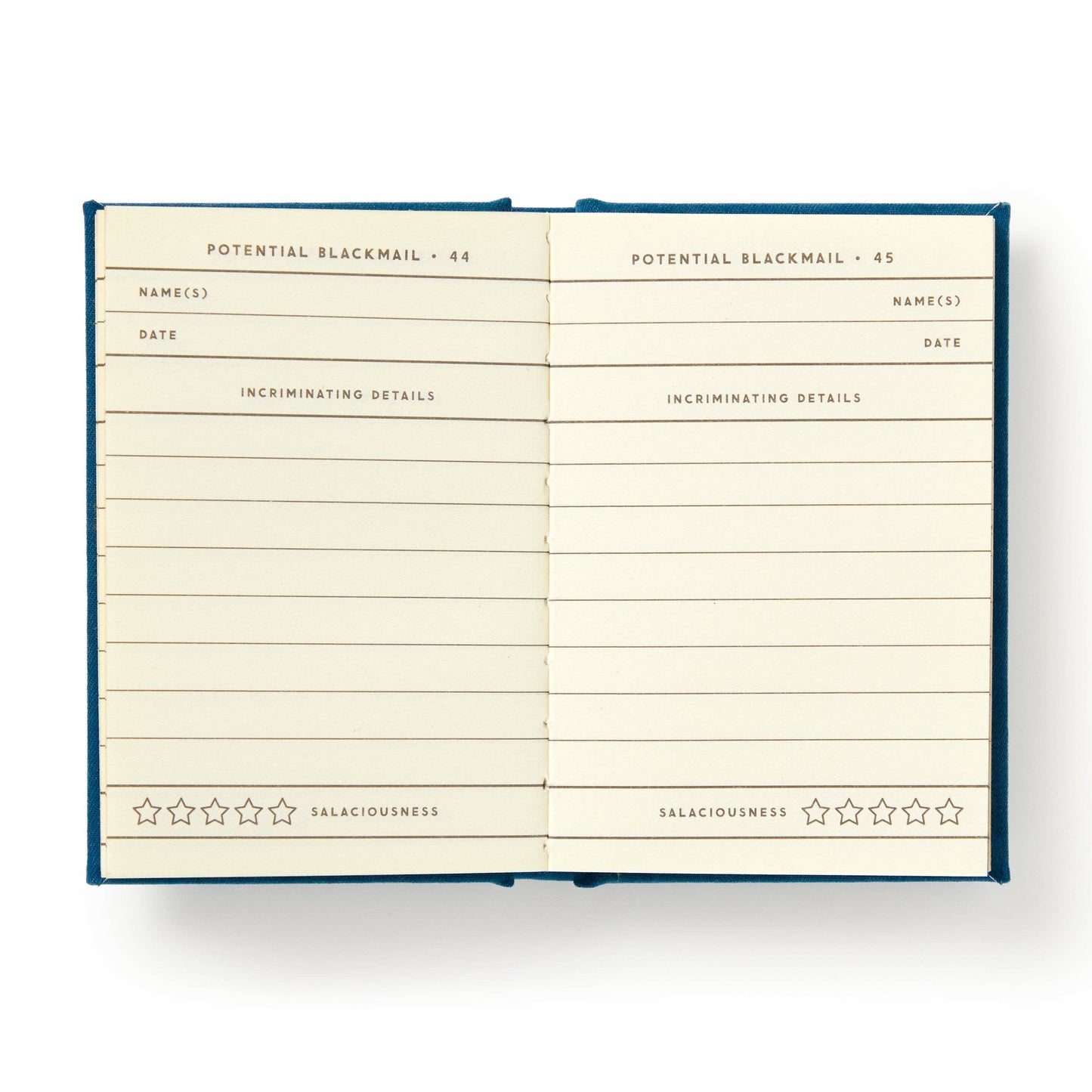 "Future Blackmail" Tiny Diary by Brass Monkey
