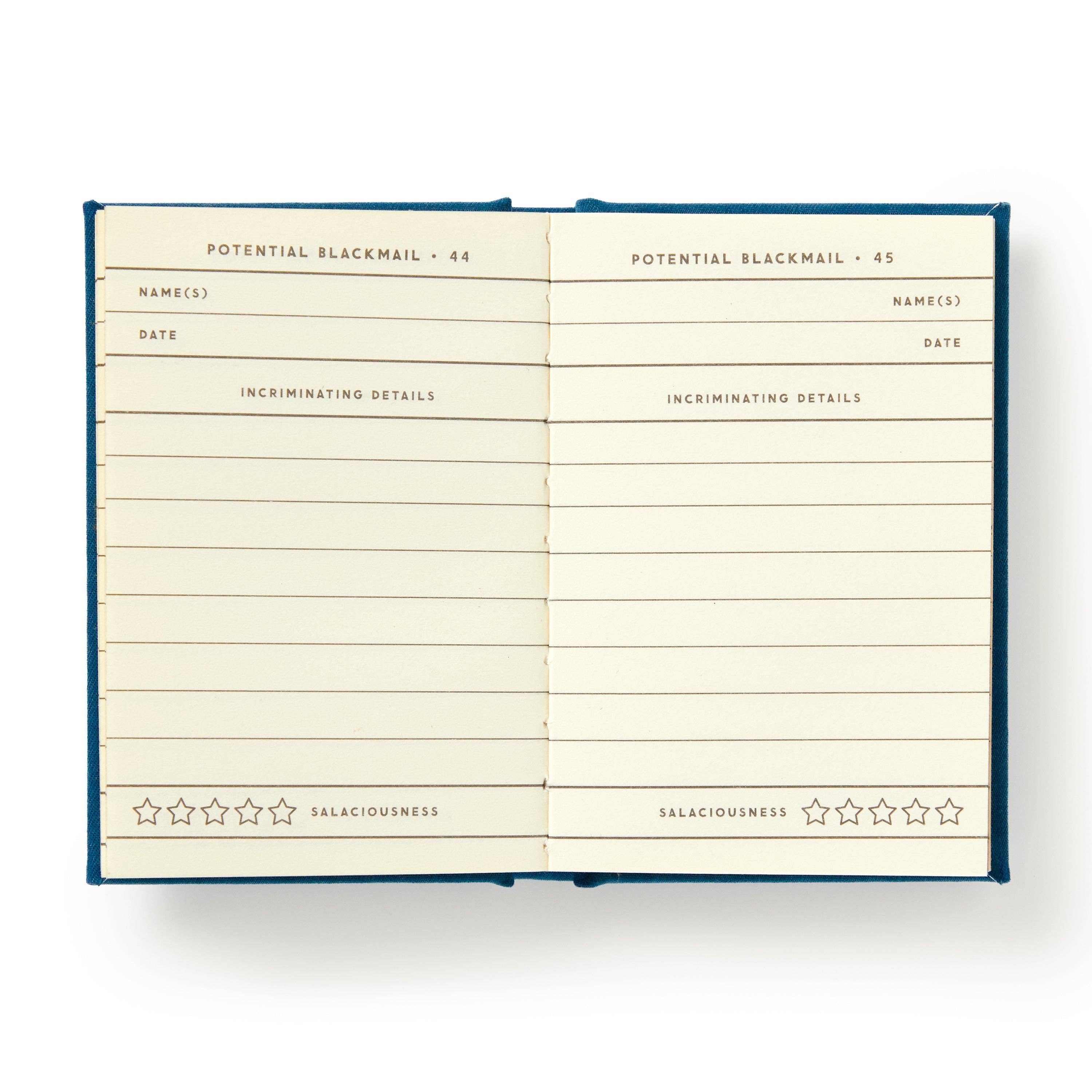 "Future Blackmail" Tiny Diary by Brass Monkey