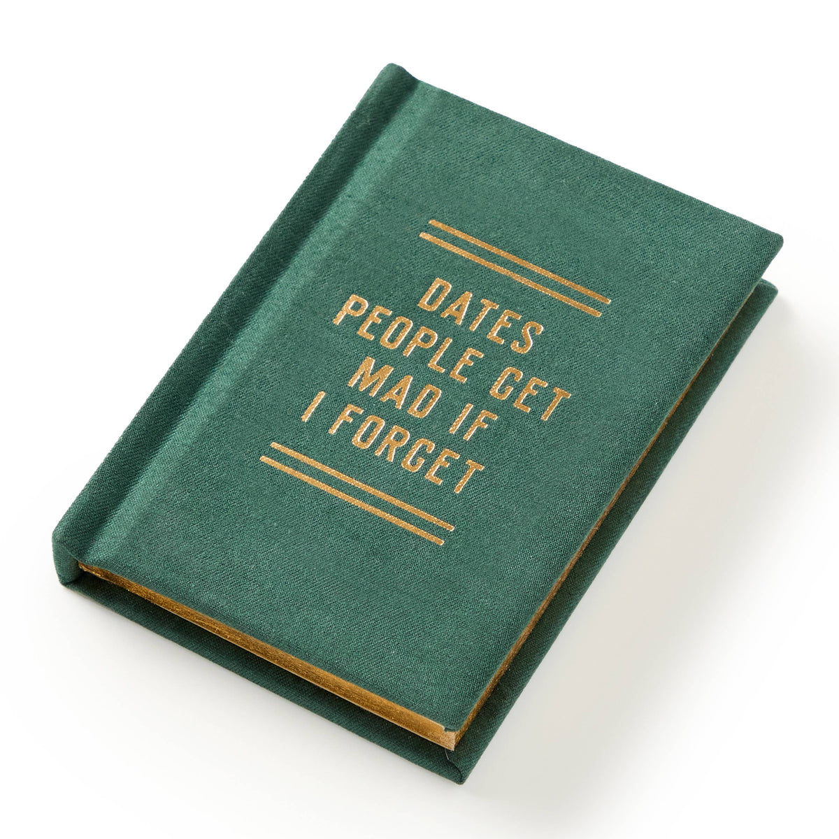 "Dates People Get Mad If I Forget" Tiny Diary