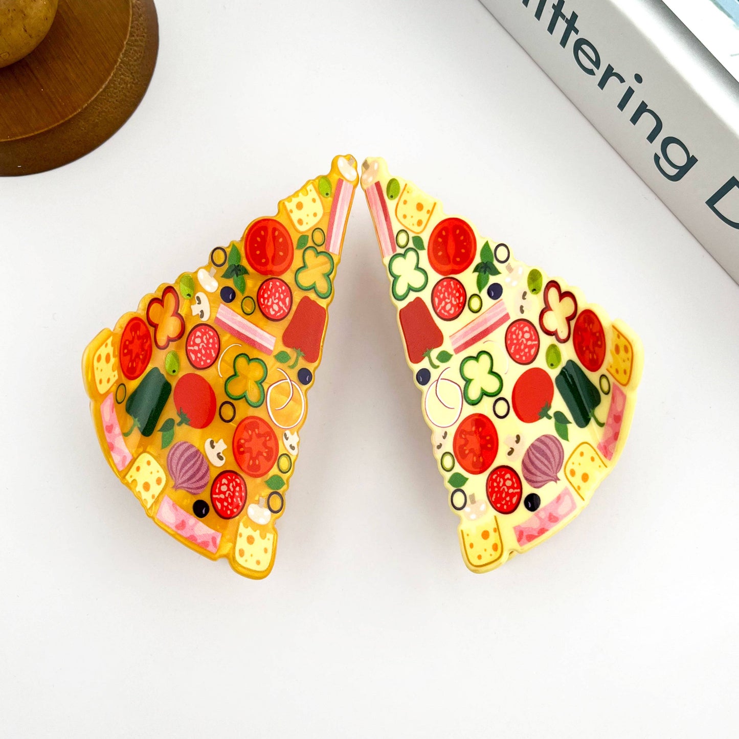 Pizza Slice Claw Hair Clip
