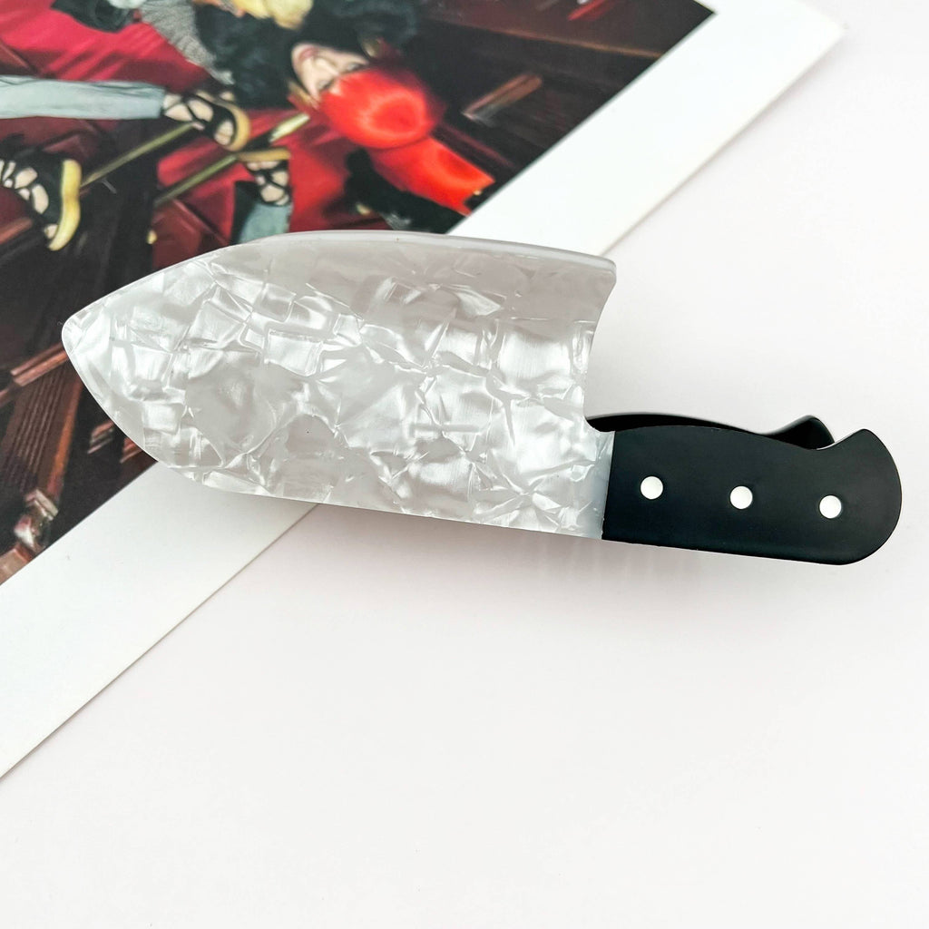 Novelty Knife Hair Claw Clip