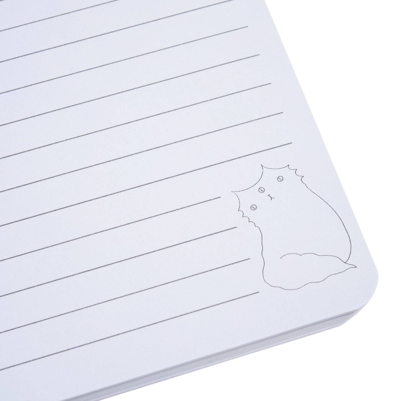 Valfre "Love Cats Blanco" Spiral Notebook