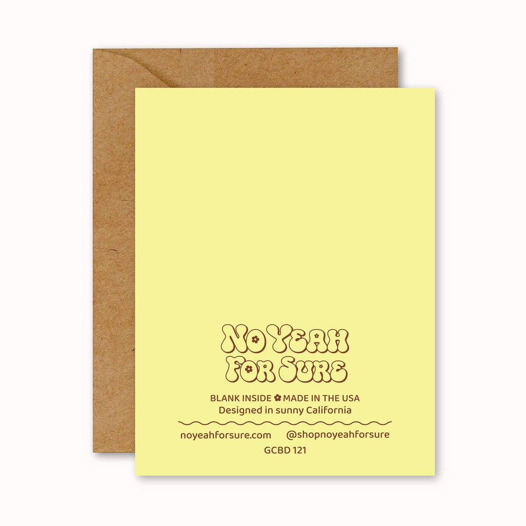 Trader Joe's "Birthday Hoe" Grocery Bag Birthday Card