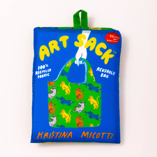 Wild Cats Art Sack® by Kristina Micotti - Reusable Tote
