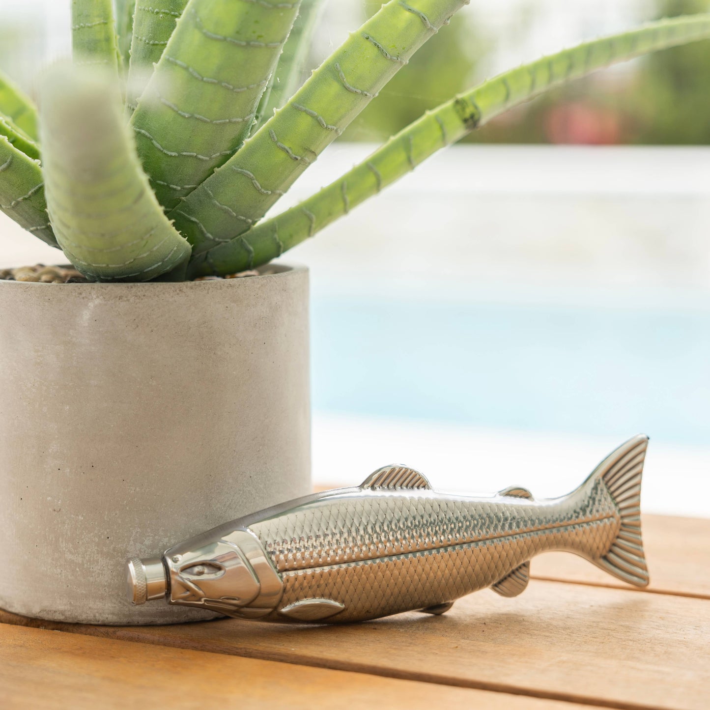 Stainless Steel Fish-Shaped Travel Flask