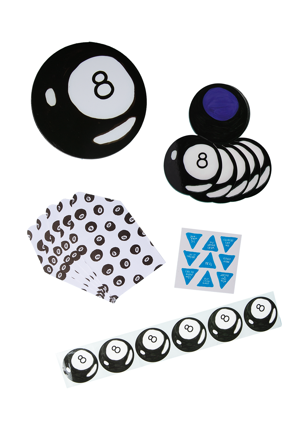 8-Ball Stationery Card Set
