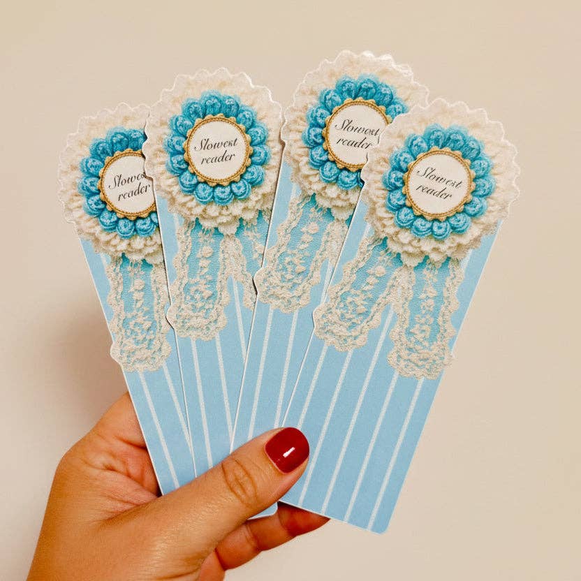 "Slowest Reader" Prize Ribbon Bookmark