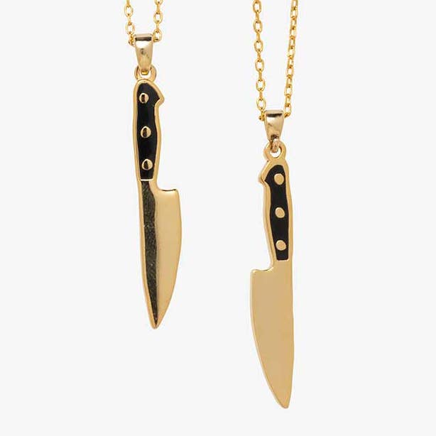 Knife Double-Sided Pendant