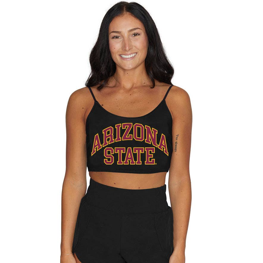 Arizona State Black Spaghetti Tank