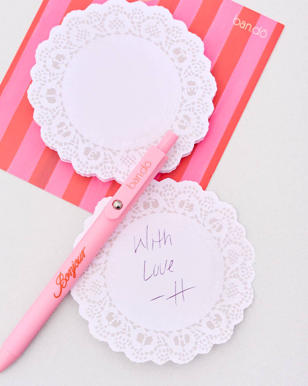 Tea Time Doily Novelty Notepad