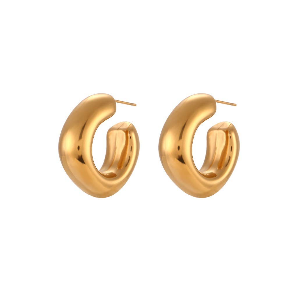 Stainless Steel Chunky Hoops