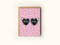 "Bride To Be" Heart Sunglasses Greeting Card