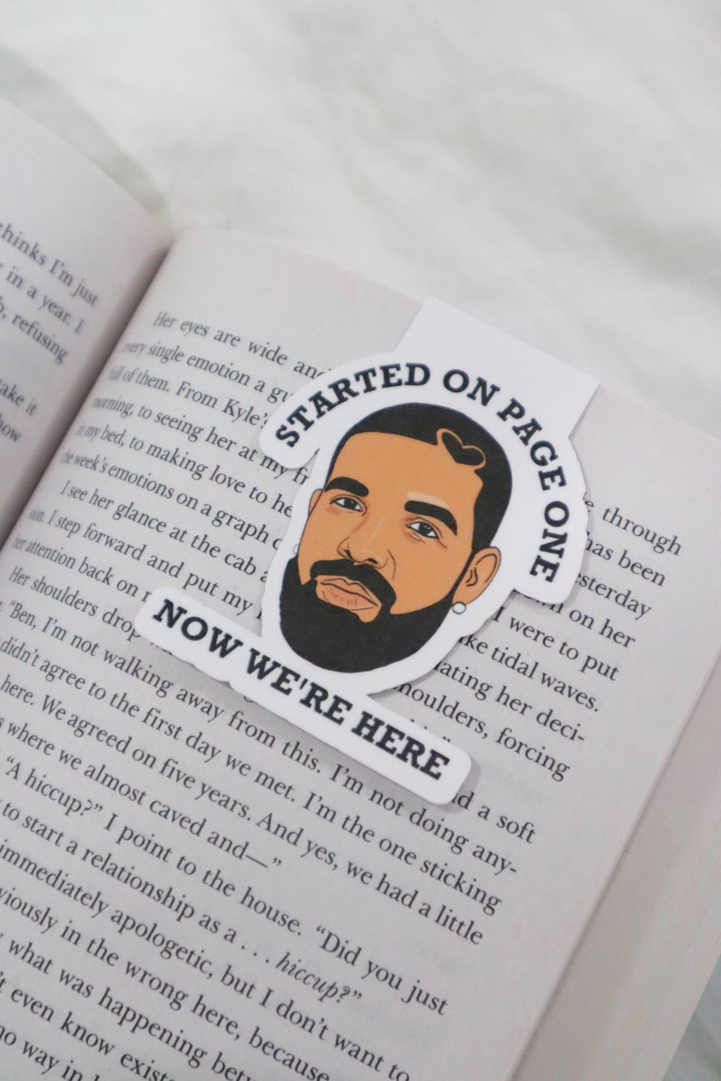 Magnetic Bookmark: Drake