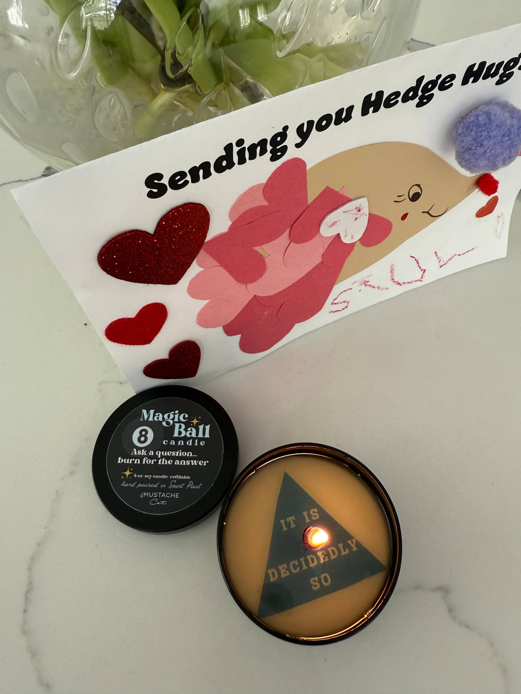 Magic 8 Ball Candle