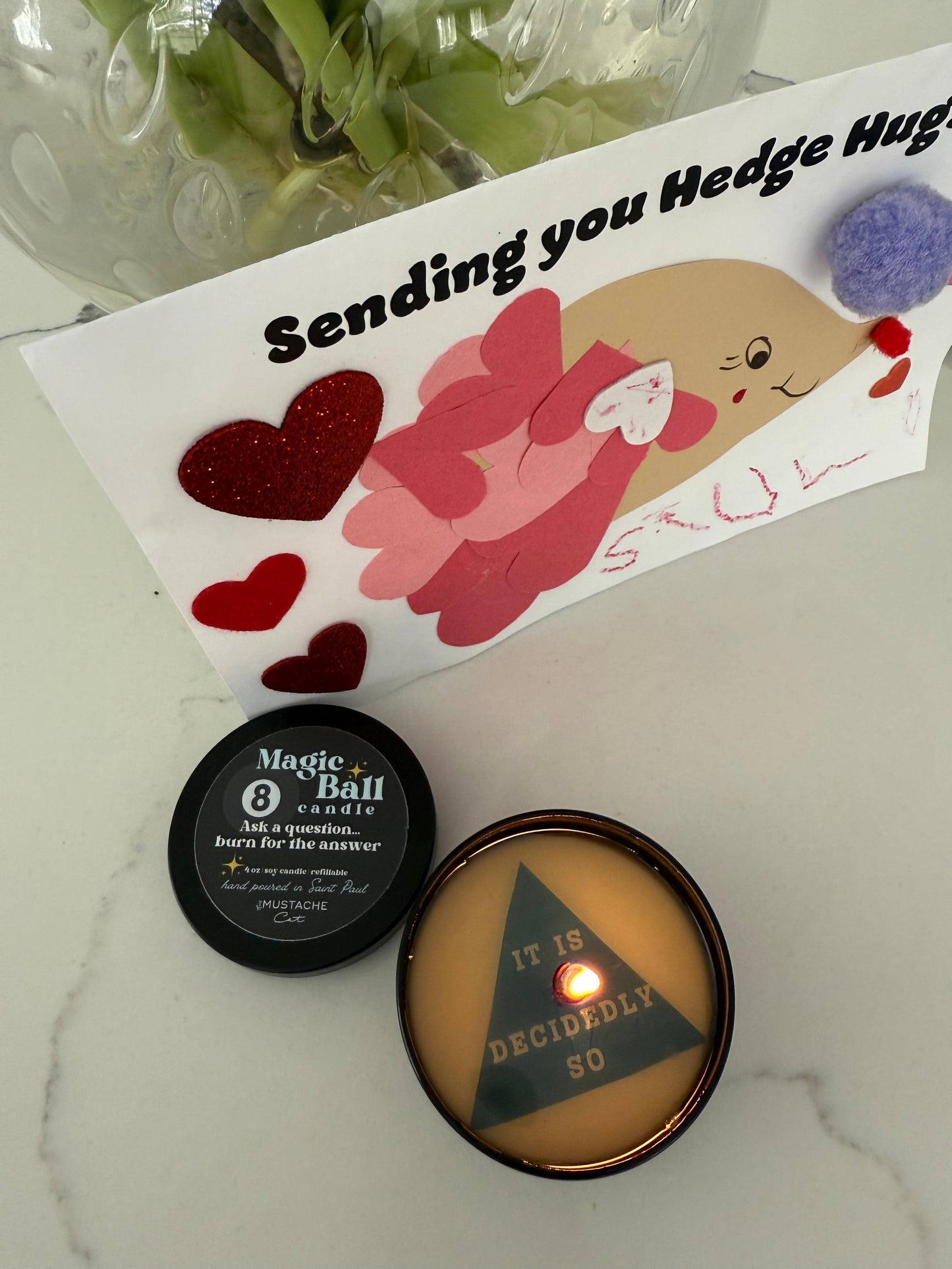 Magic 8 Ball Candle