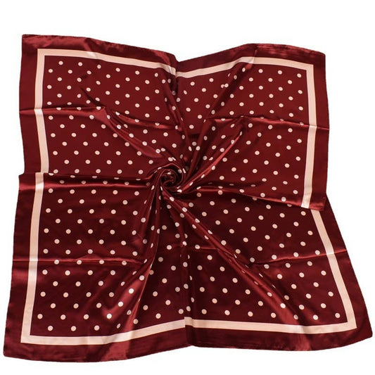 Extra Large Polka Dot Print Bandana Scarf