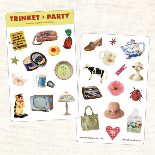 Trinket Party "Grandma's House" Sticker Sheet
