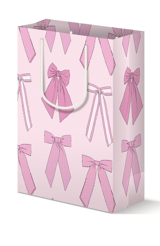 Pink Bows Gift Bag