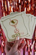 Dirty Martini Coasters