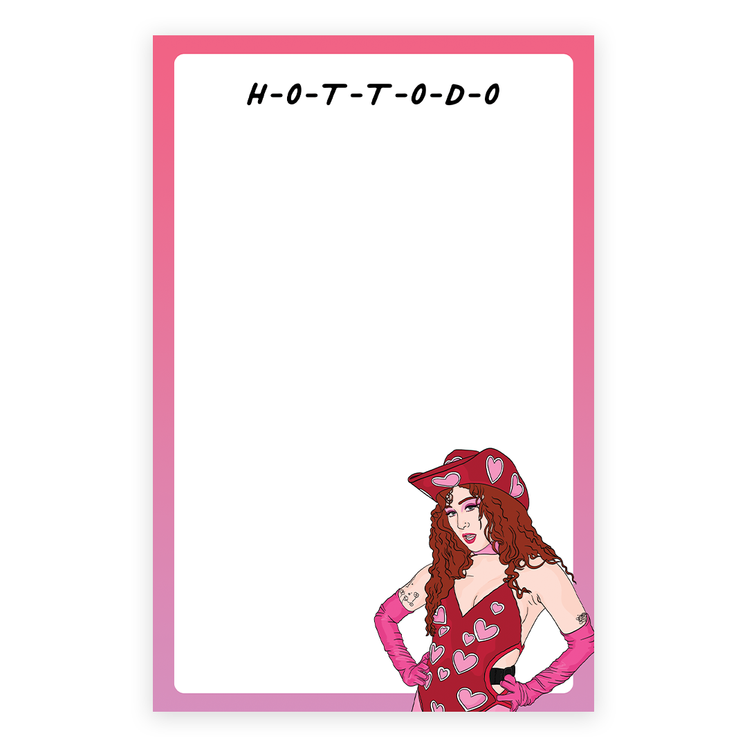 Chappell Roan "H-O-T-T-O-D-O" Notepad