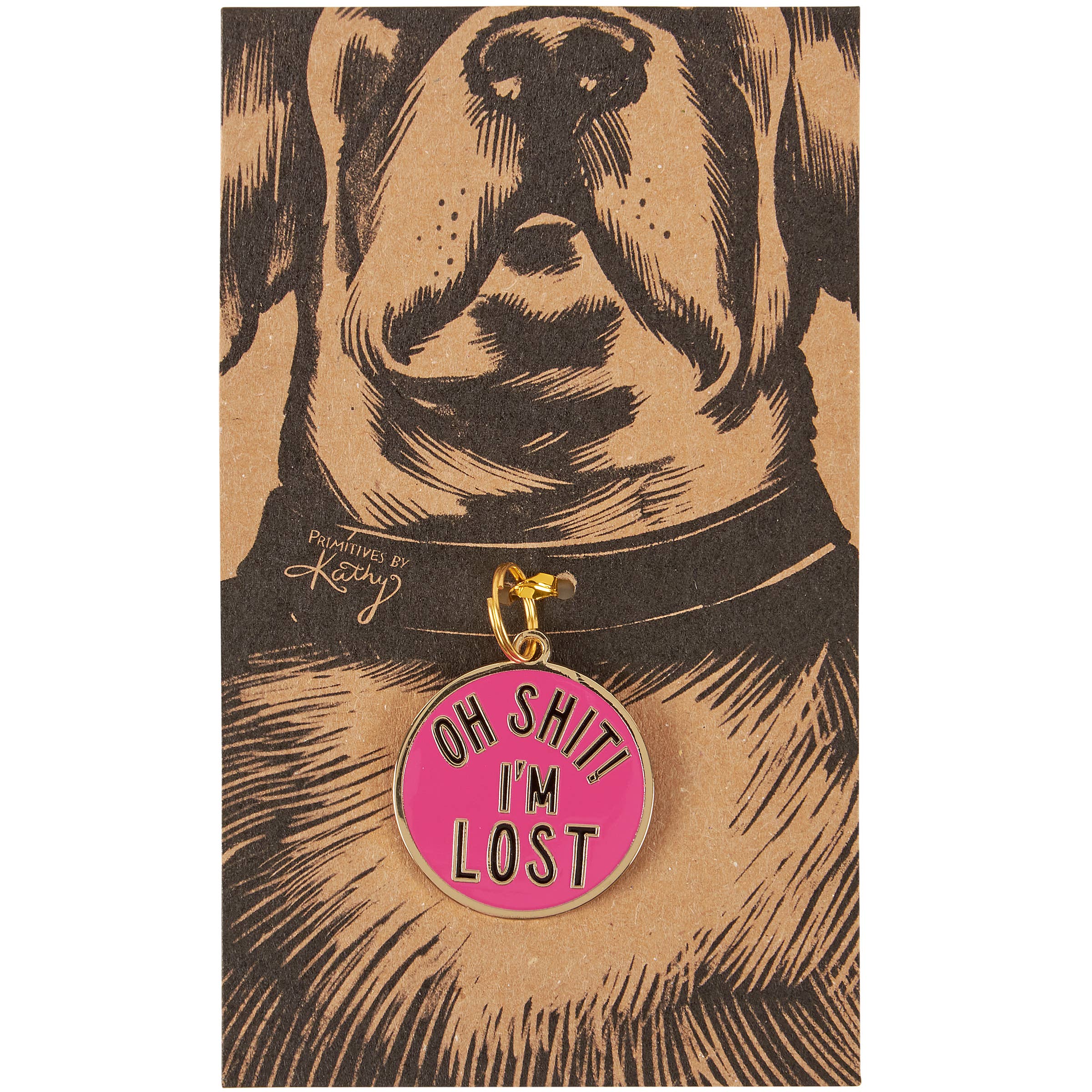 "Og Sh*t, I'm Lost" Collar Charm