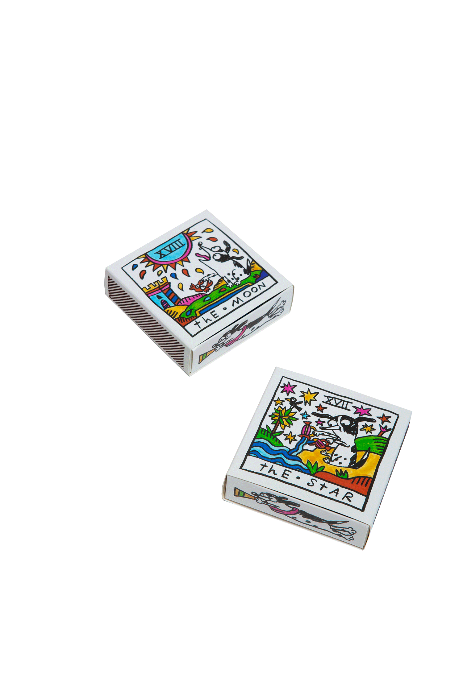 Cowgirl "The Moon + The Star" Tarot Matches by Gentle Thrills