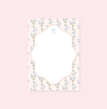 Watercolor Floral Bow Notepad