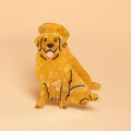 Golden Retriever Hair Claw Clip