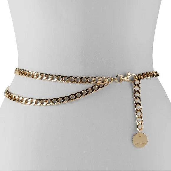 Nine West Gold Chain Belt