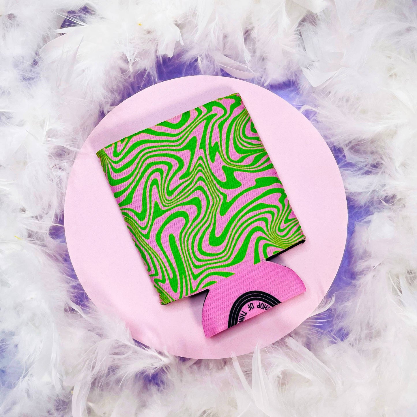 Psychedelic Swirl Koozie