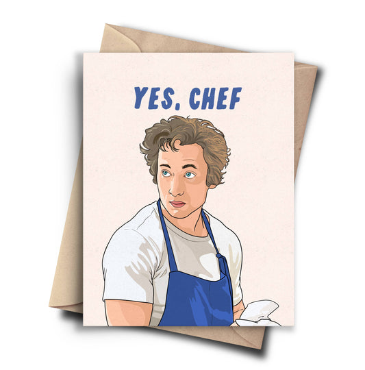 The Bear "Yes Chef" Birthday Card